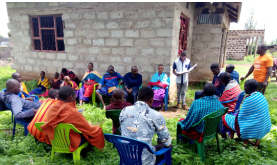group seminar outside